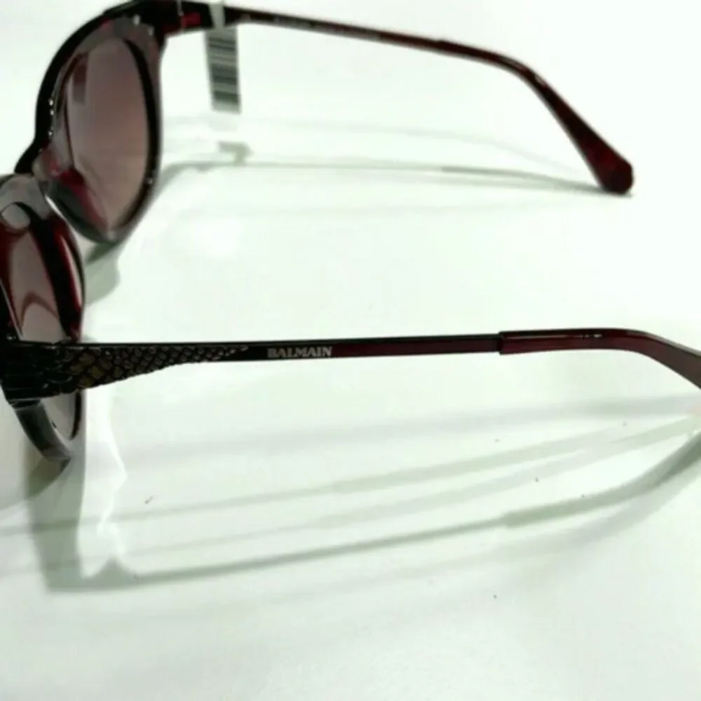 Balmain copper colored 53mm Modified Cat Eye Sunglasses